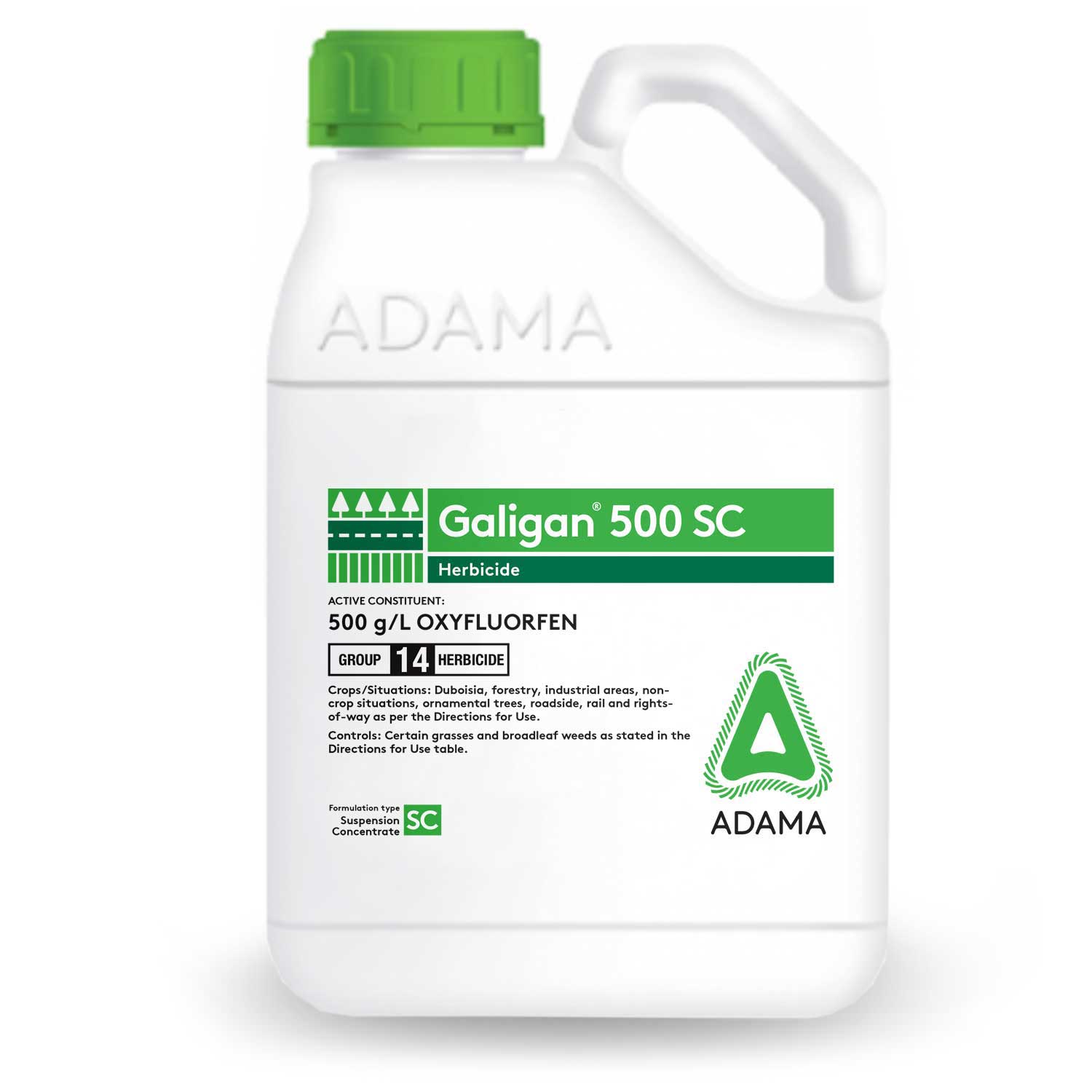 Adama Galigan 500SC 10L. Oxyfluorfen