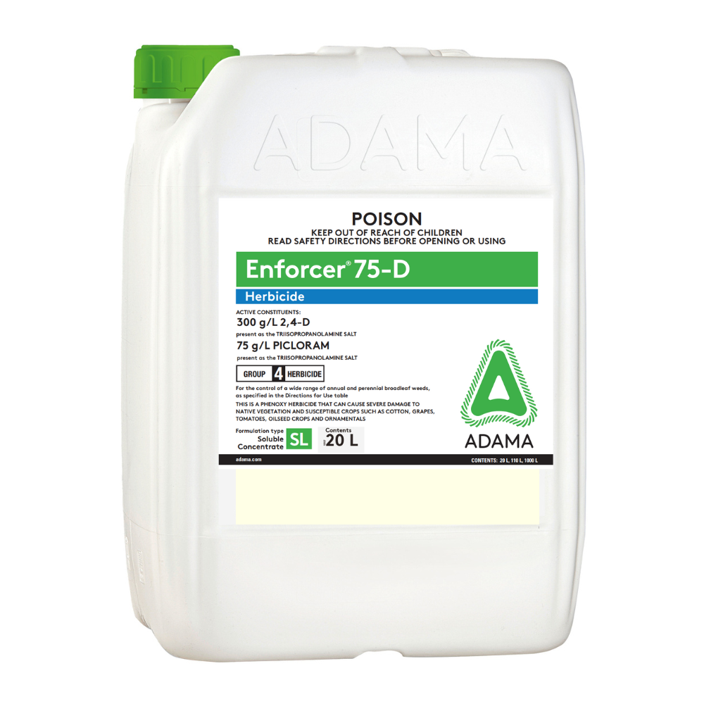 enforcer m herbicide Adama Enforcer 75-D 20L Picloram 2,4-D