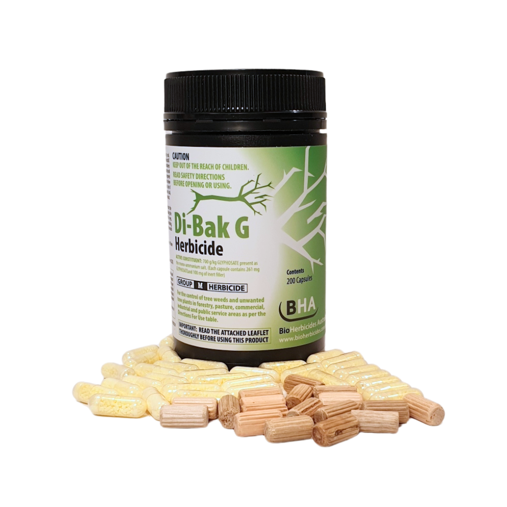 capsule herbicide BHA Di-Bak G Herbicide Capsules