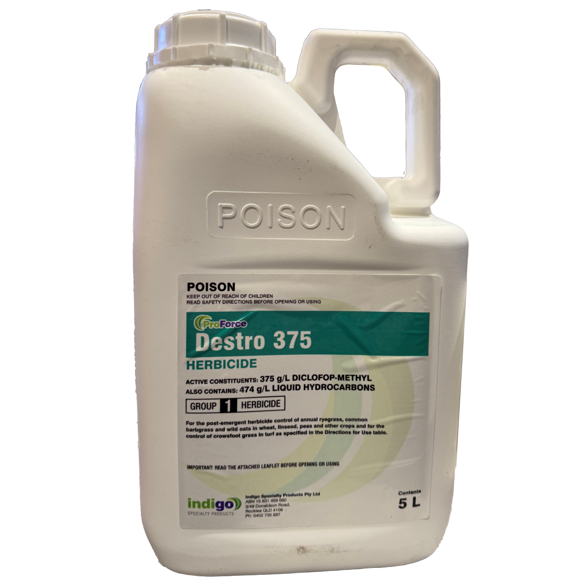 best herbicide for oats Indigo ProForce Destro 20L. Diclofop Methyl