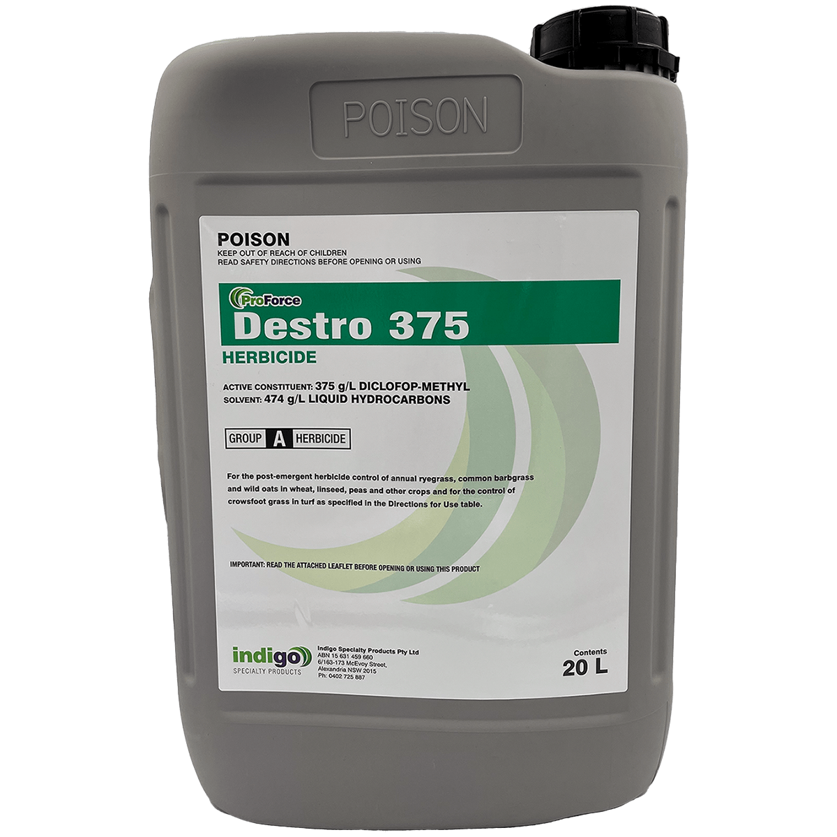 Indigo ProForce Destro 20L. Diclofop Methyl