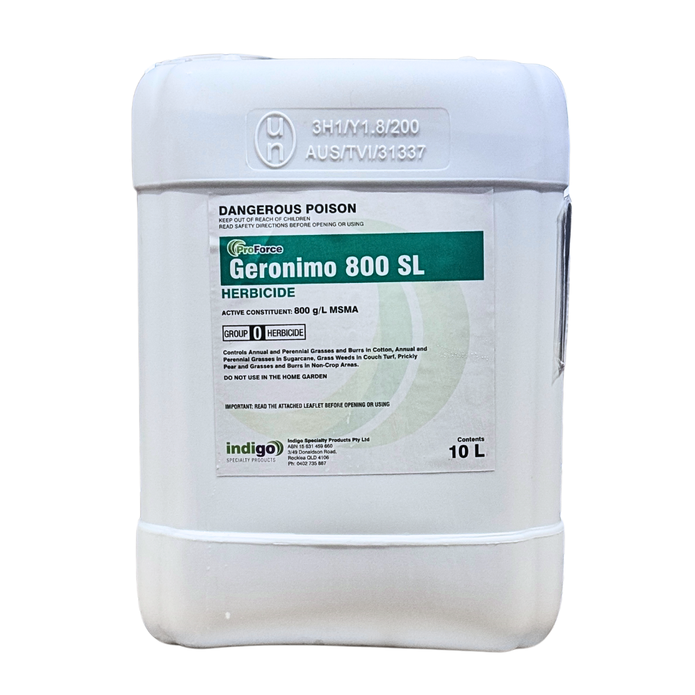 msma herbicide for sale Indigo Geronimo 800 SL 10L. MSMA