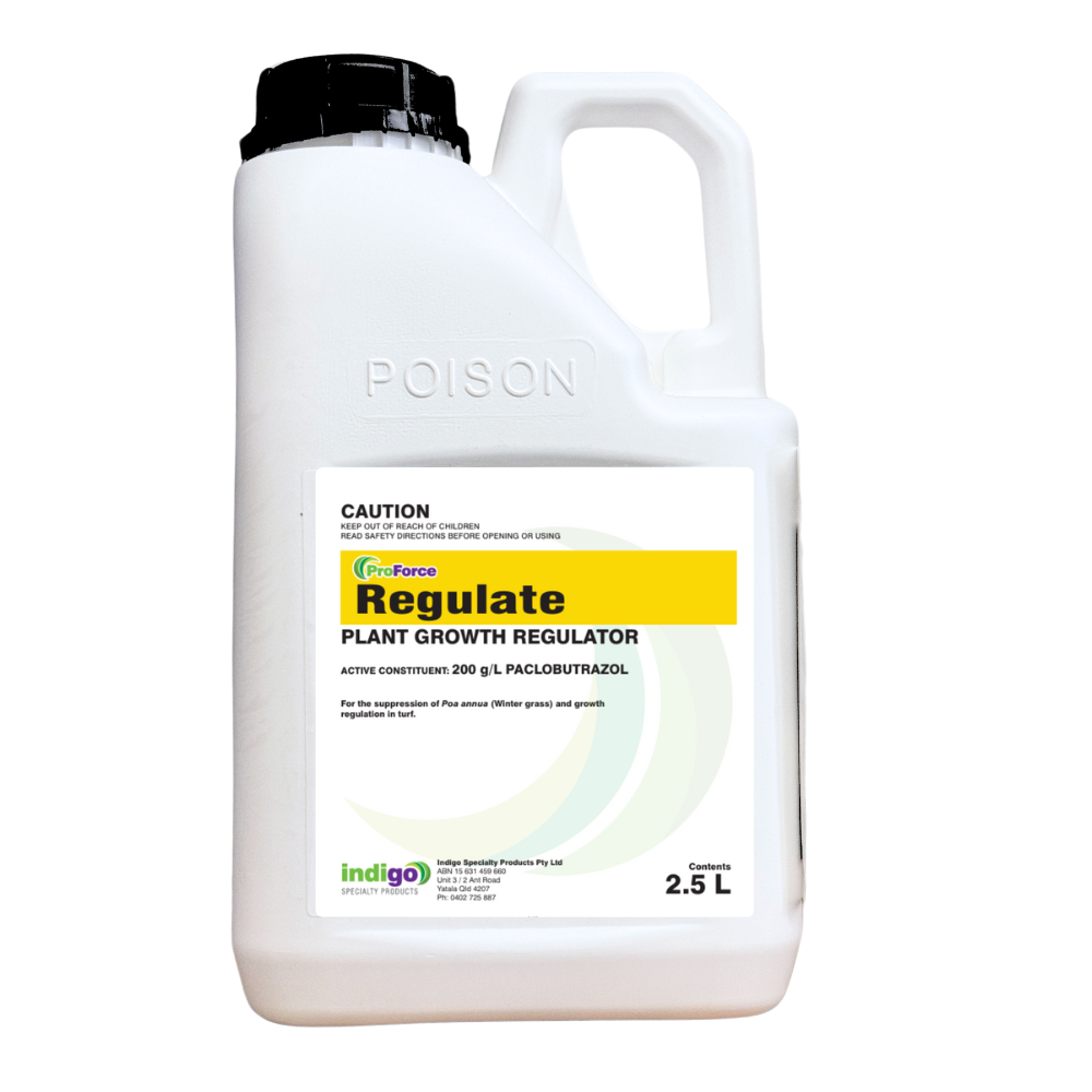 regulate herbicide label Indigo Regulate PGR 2.5L. Paclobutrazol
