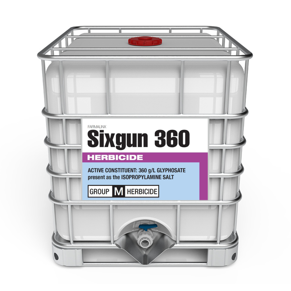 Six Gun 360g Glyphosate 1000L. Glyphosate