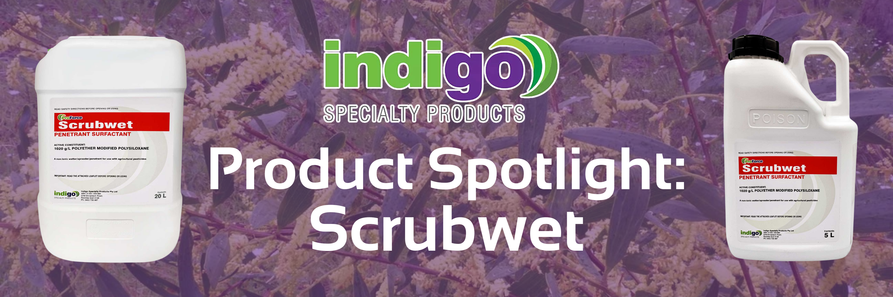 Product Spotlight - Indigo Scrubwet Penetrant Surfactant