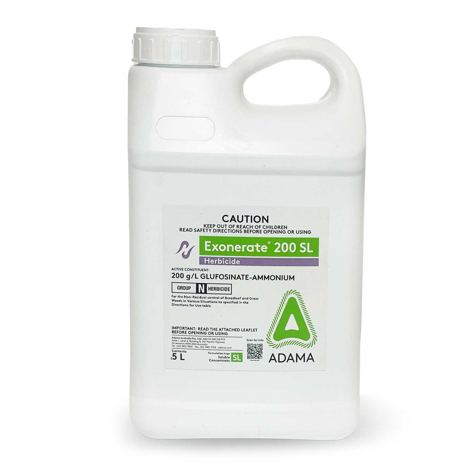 Adama Exonerate 5L. Glufosinate-ammonium