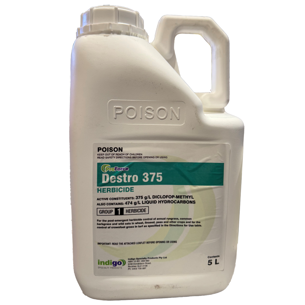 pre emergent herbicide for oats Indigo ProForce Destro 20L. Diclofop Methyl
