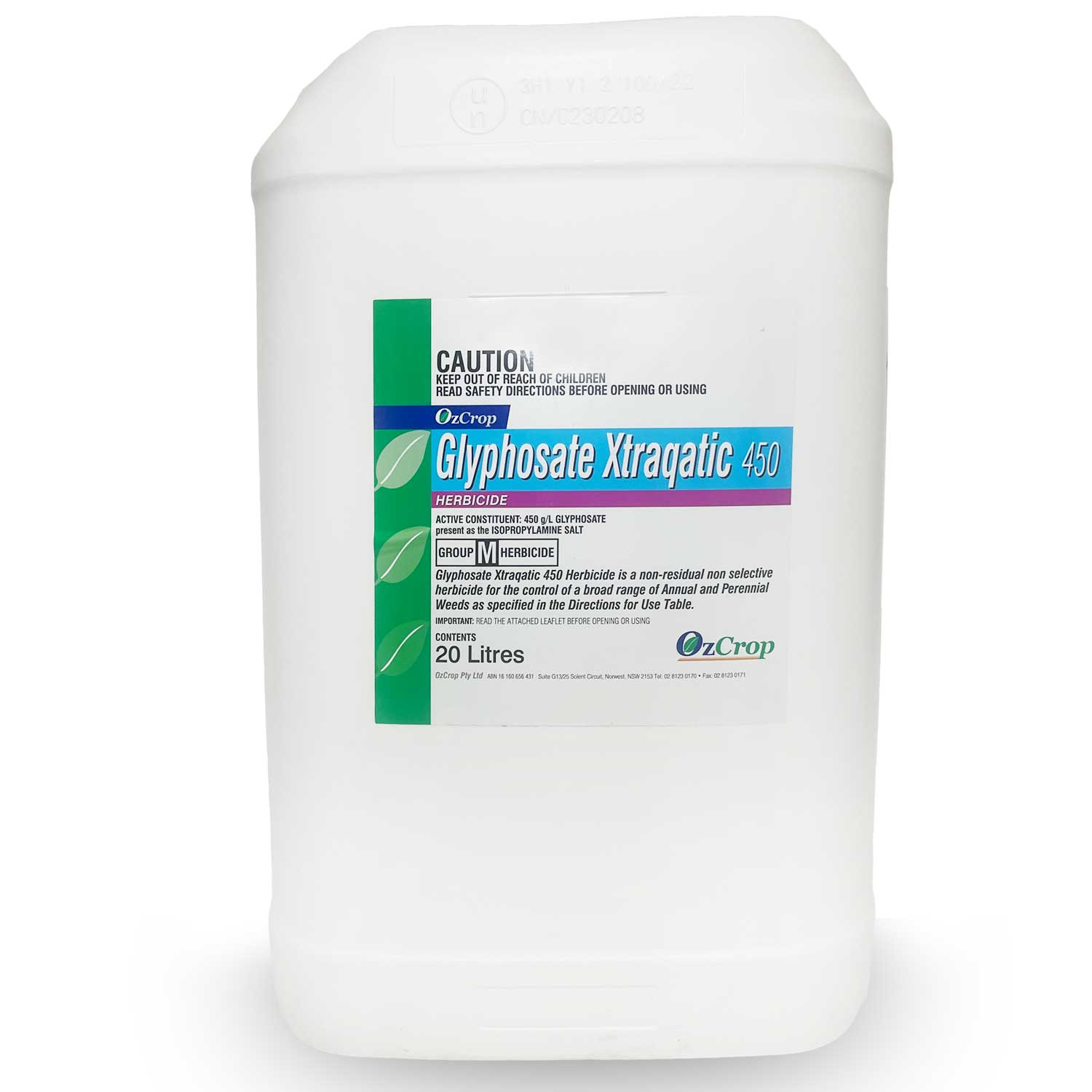 OzCrop Glyphosate 450 XTraqatic (Aquatic registered)