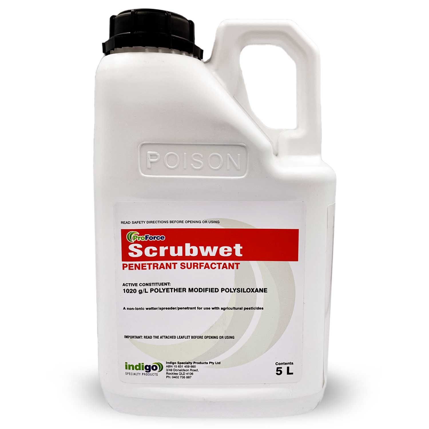 Indigo ProForce Scrubwet Penetrant Surfactant Polyether Modified Polysiloxane