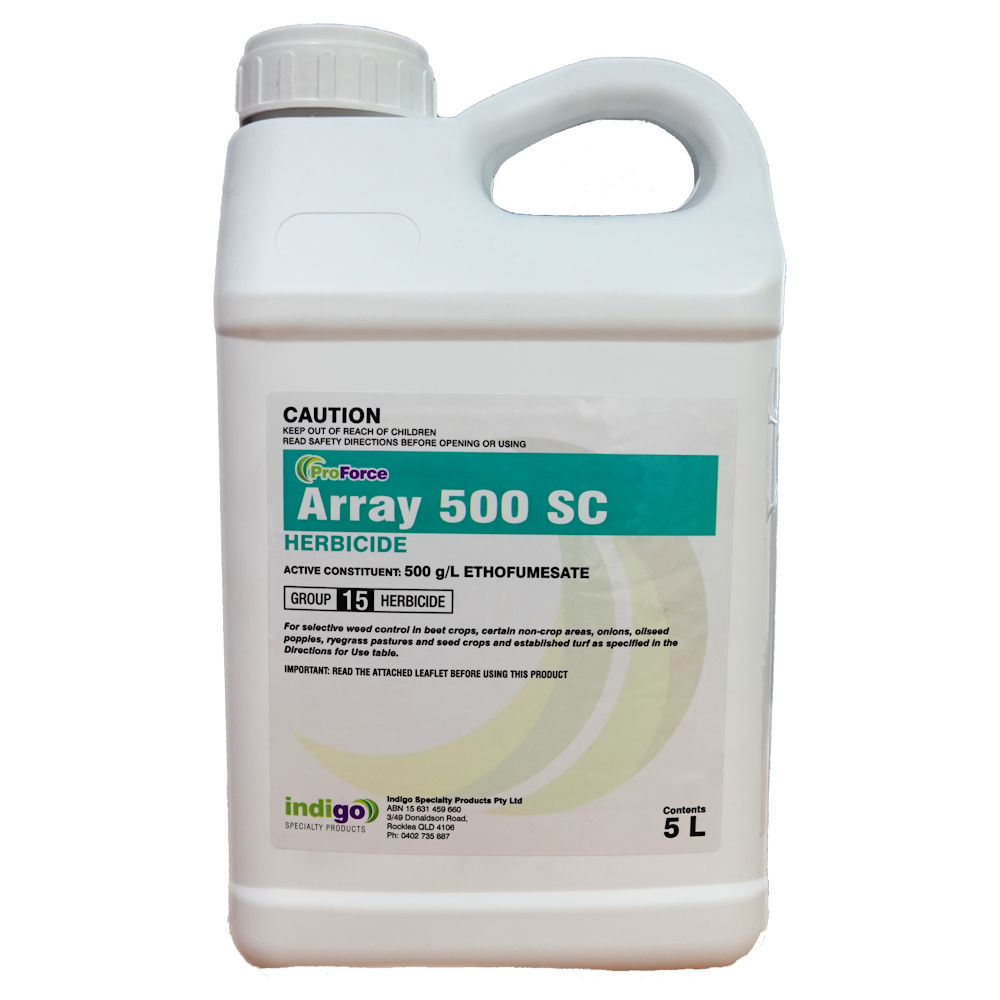 Indigo Array Herbicide 5L. Ethofumesate