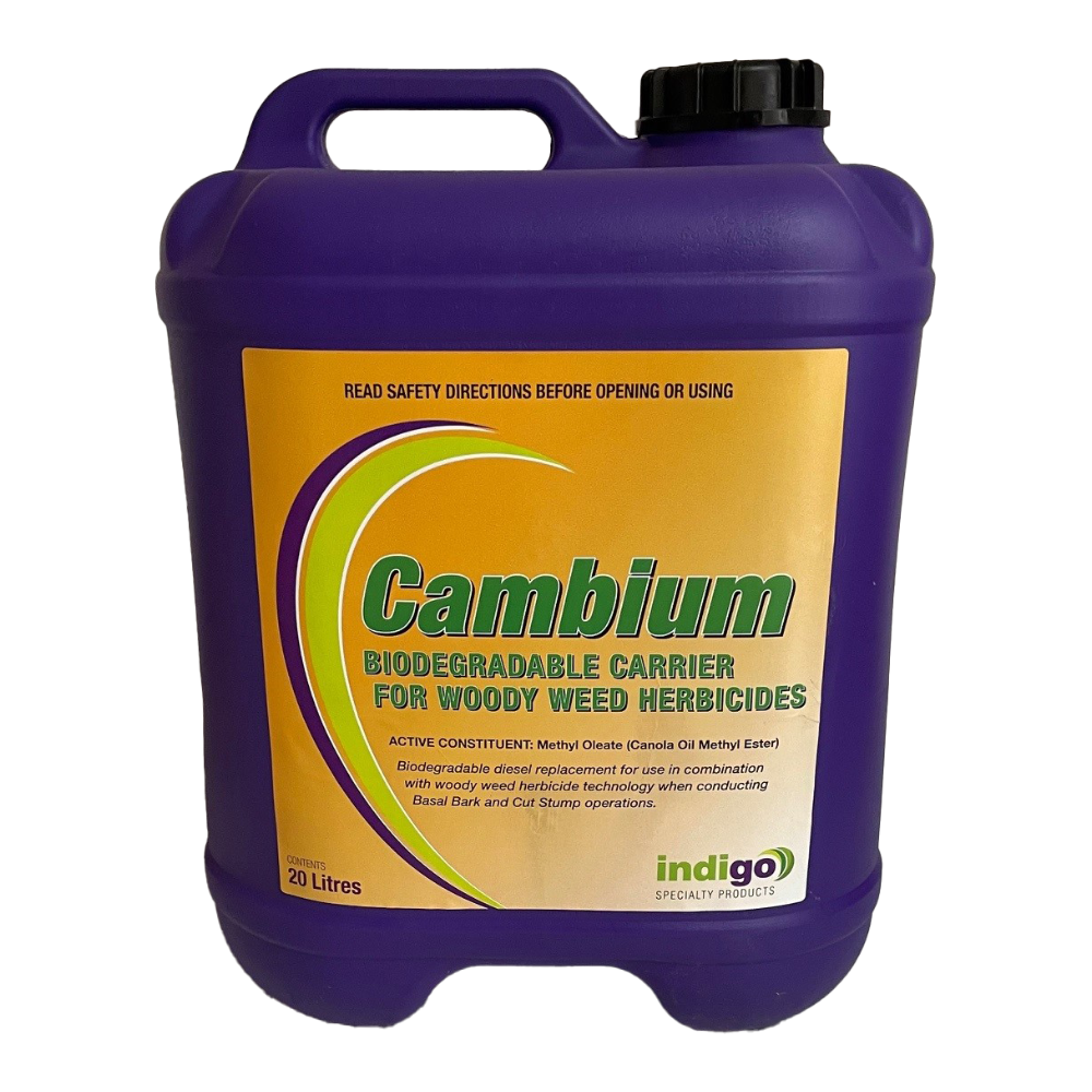 Indigo Cambium Biodegradable Carrier for Woody Weeds 20L. Methyl Oleate (Canola Oil Methyl Ester)