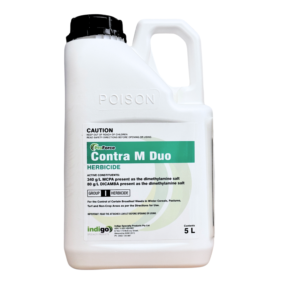 Indigo Contra M Duo Herbicide. MCPA Dicamba